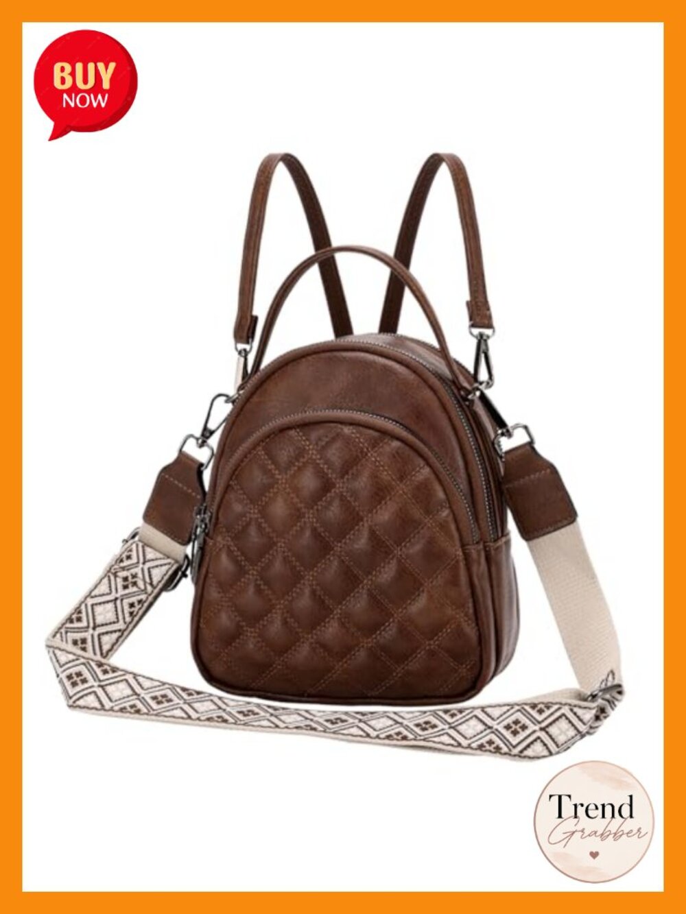 Mini Backpack Purse Women Convertible Shoulder Bag Faux Leather Guitar Strap